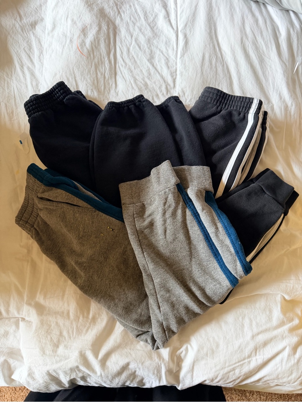 Bundle 3 pairs of boys size 6 jogger pants